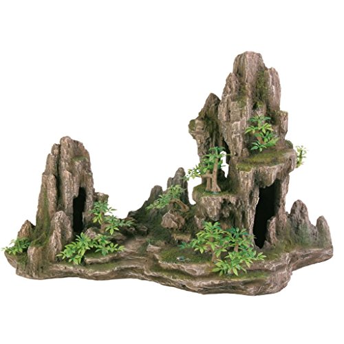 Trixie 8855 Felsformation mit Höhle/Pflanzen, 45 cm